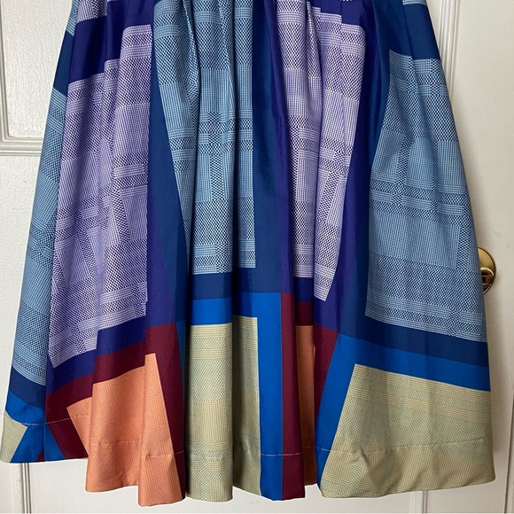 designer colour block dress size xs. - Picture 3 of 10